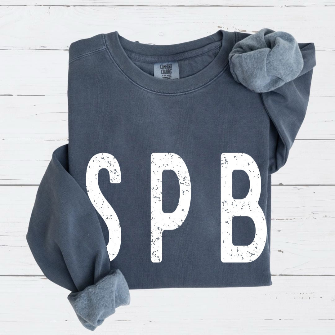 SPB Vintage Navy Crewneck Unisex Sweatshirt