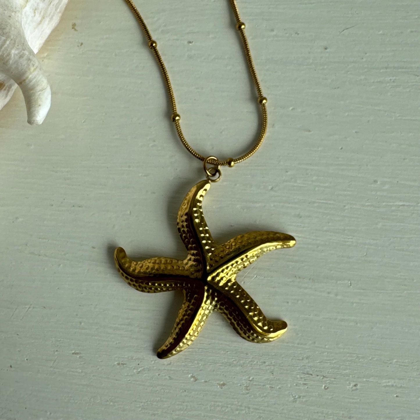 Starfish Necklace -Tarnish Free