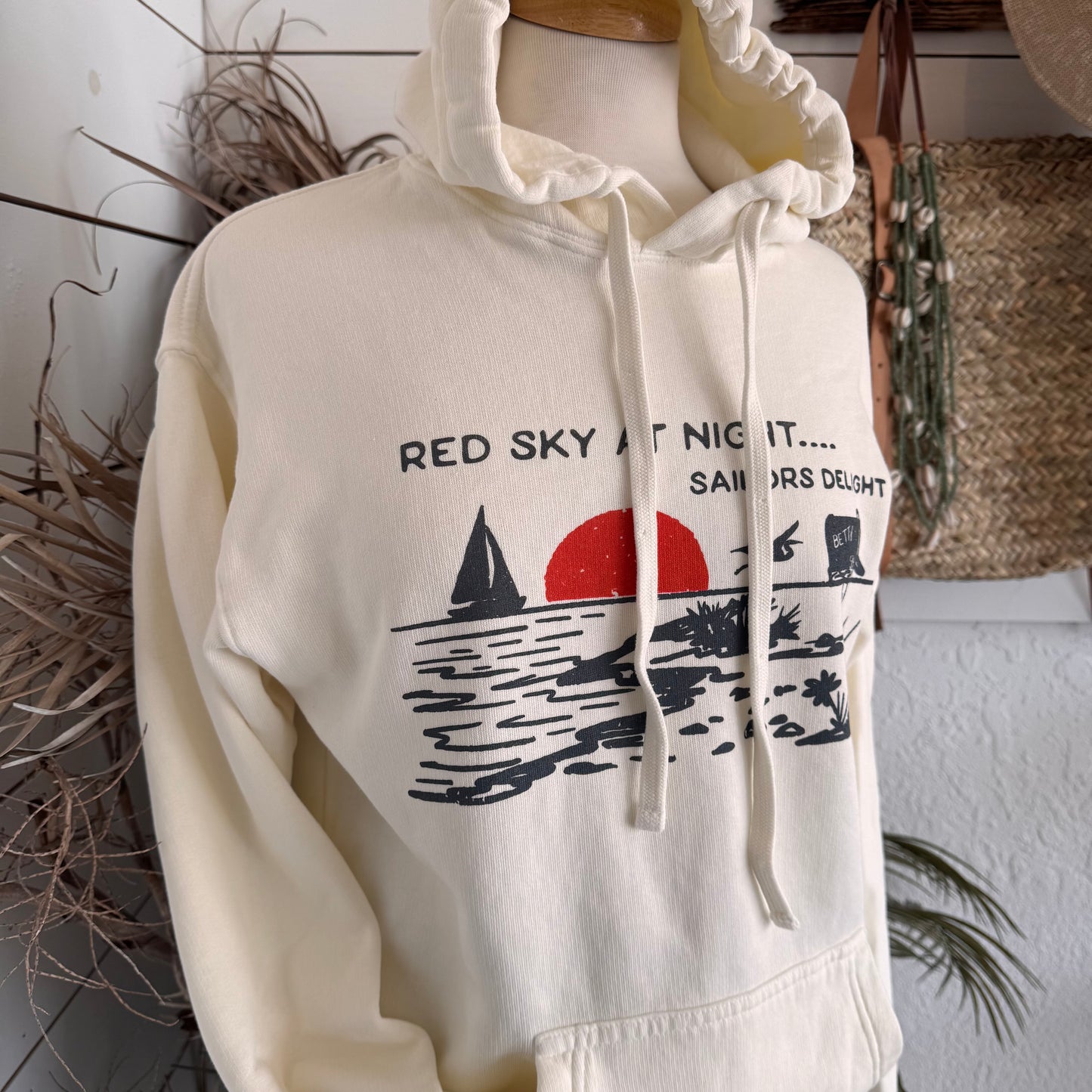 Red Sky At Night Hoodie