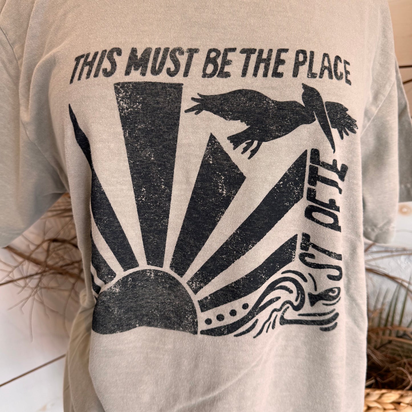 St. Pete Tee unisex sage vintage