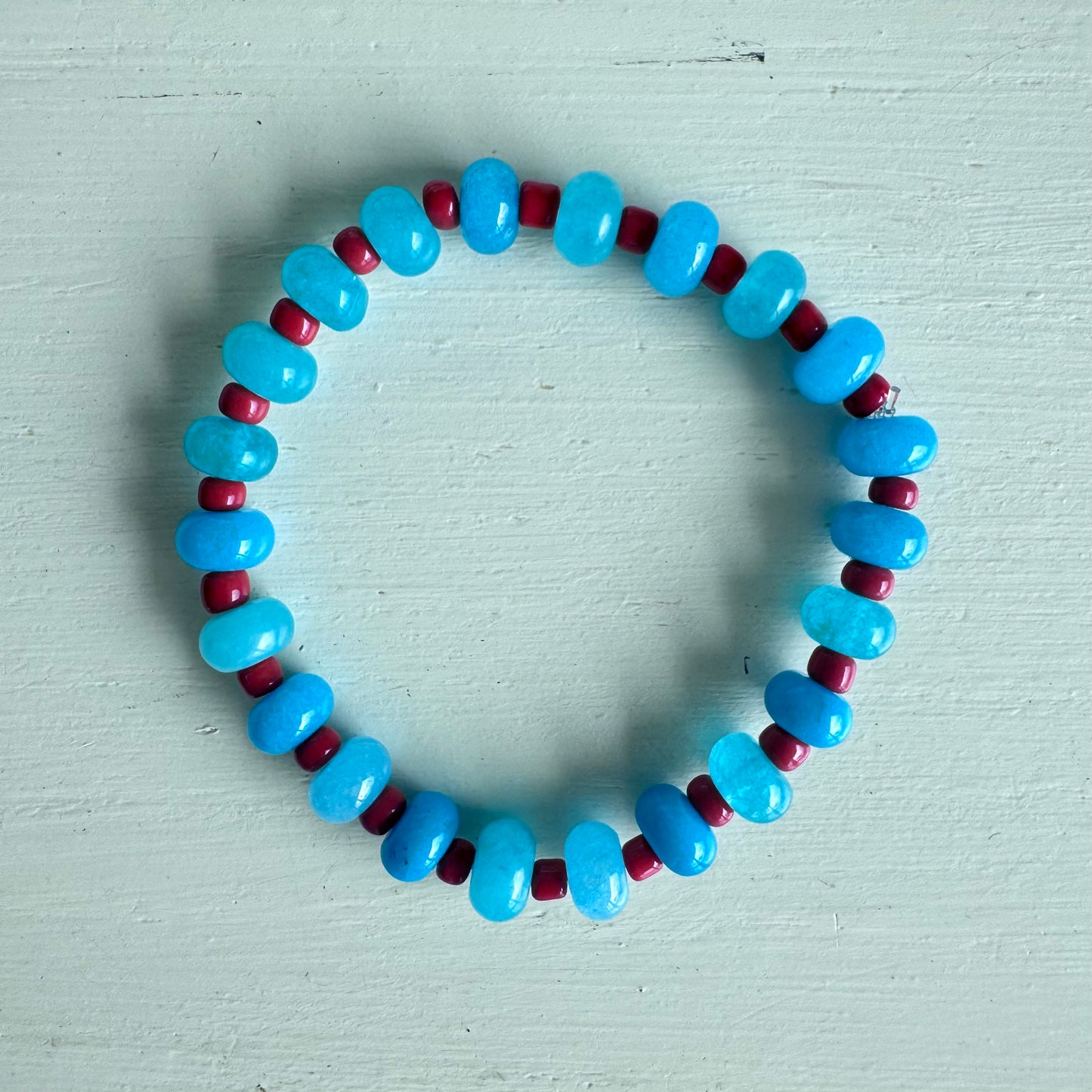 Coral One of a kind bracelet