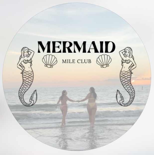 Golden Hour: Bracelet w/Charm + Sunset Watercolor + Mermaid Mile Club