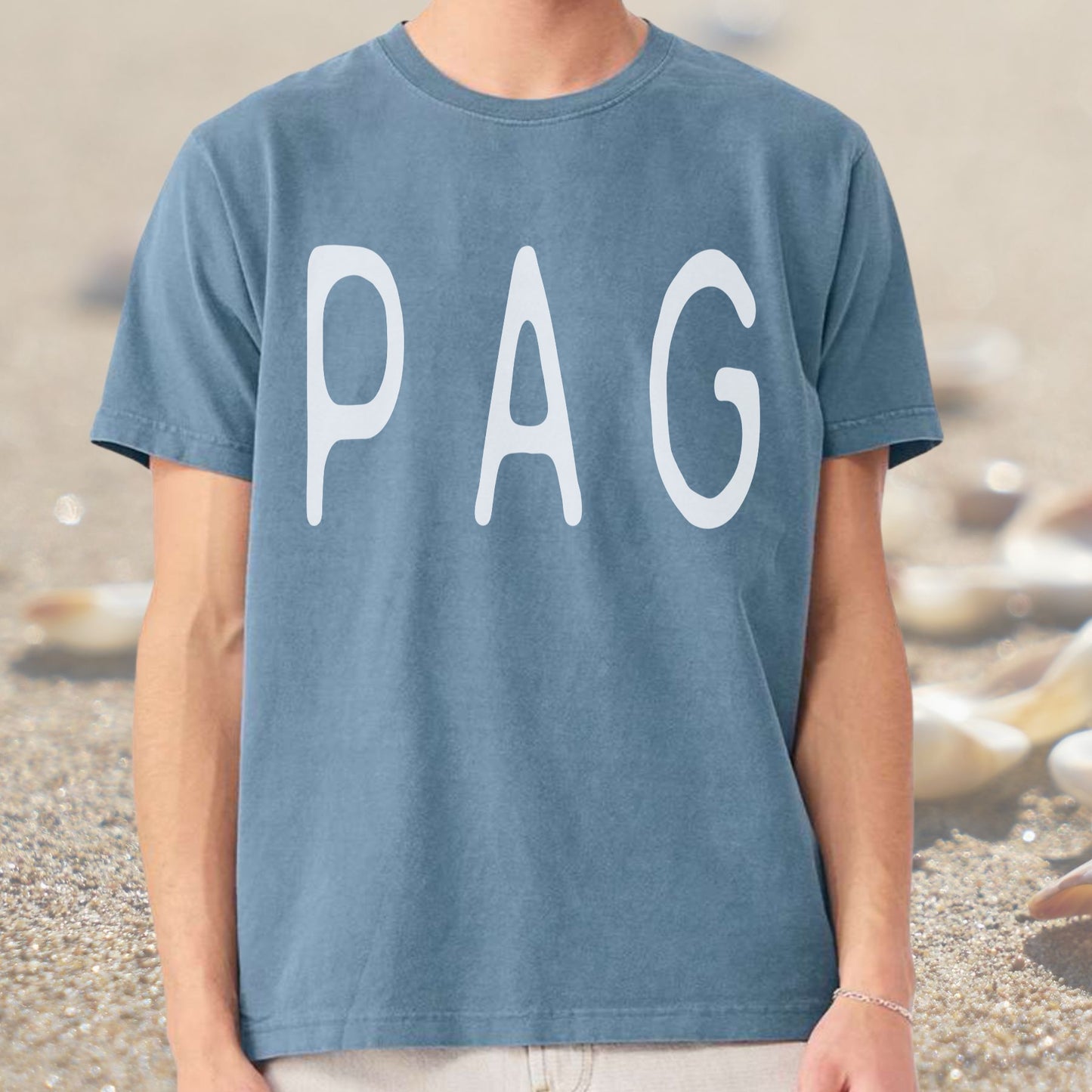 PAG unisex tee - Vintage blue