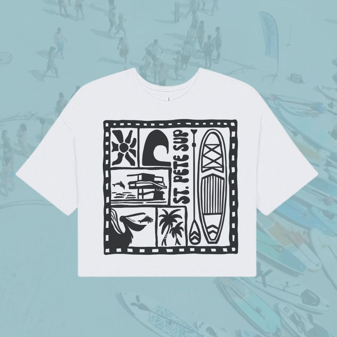St Pete SUP Club Women’s Cropped Tee