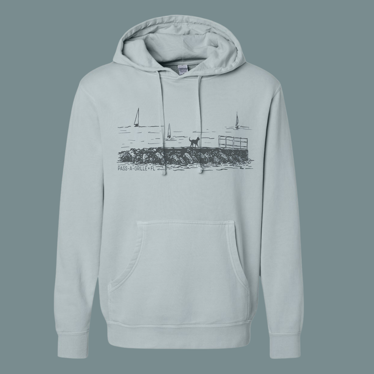 Jetty Dog Hoodie Bay