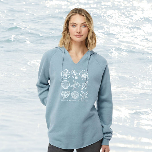 V-neck sweatshirt / FL Love