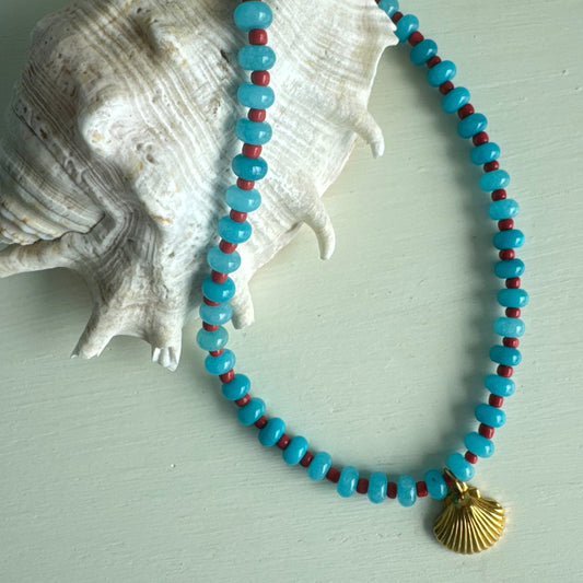 Coral One of a kind Necklace