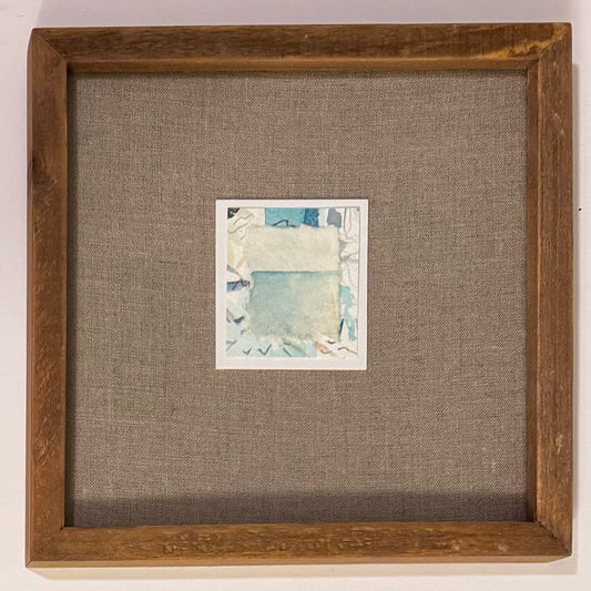 COAST watercolor framed