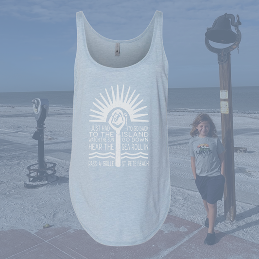 Island Bell Women’s Ribbed Cotton Beach Tank