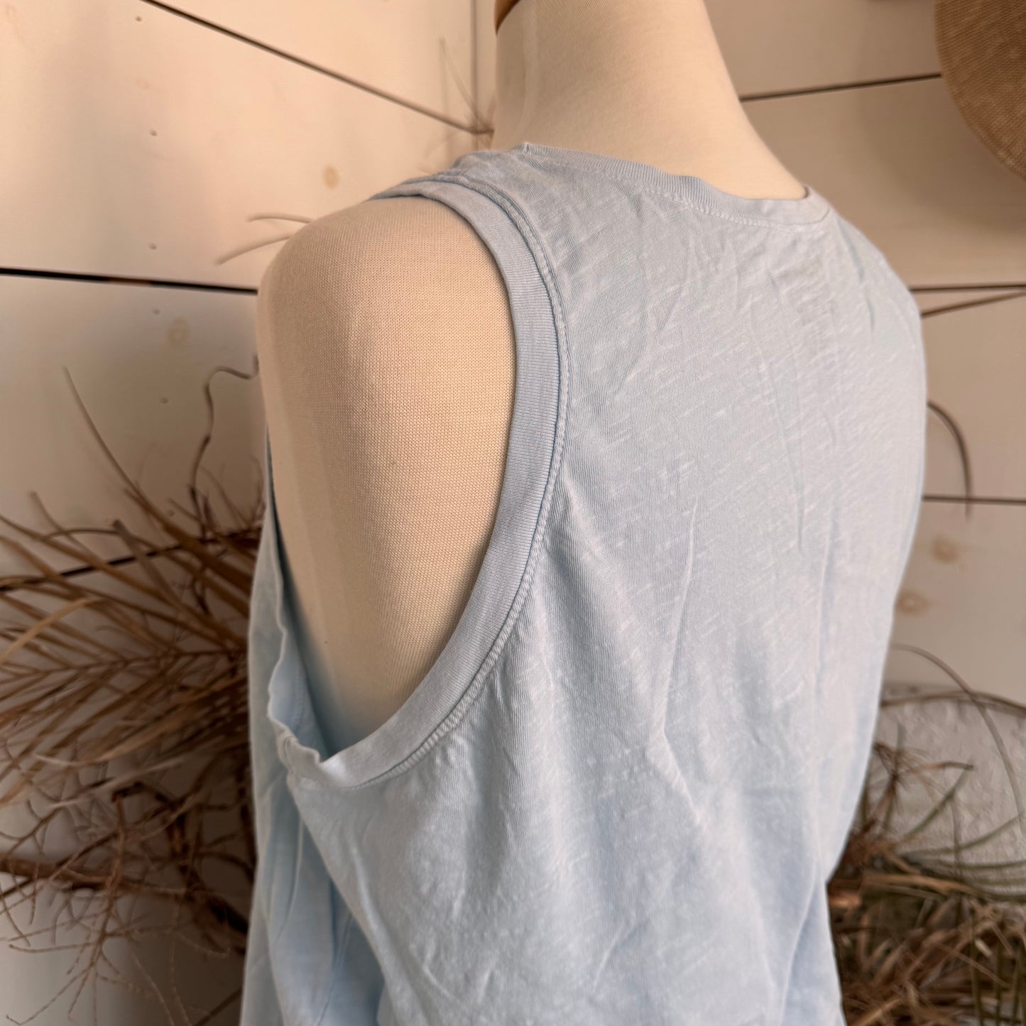 SUNSET BELL TANK powder blue SALE!!