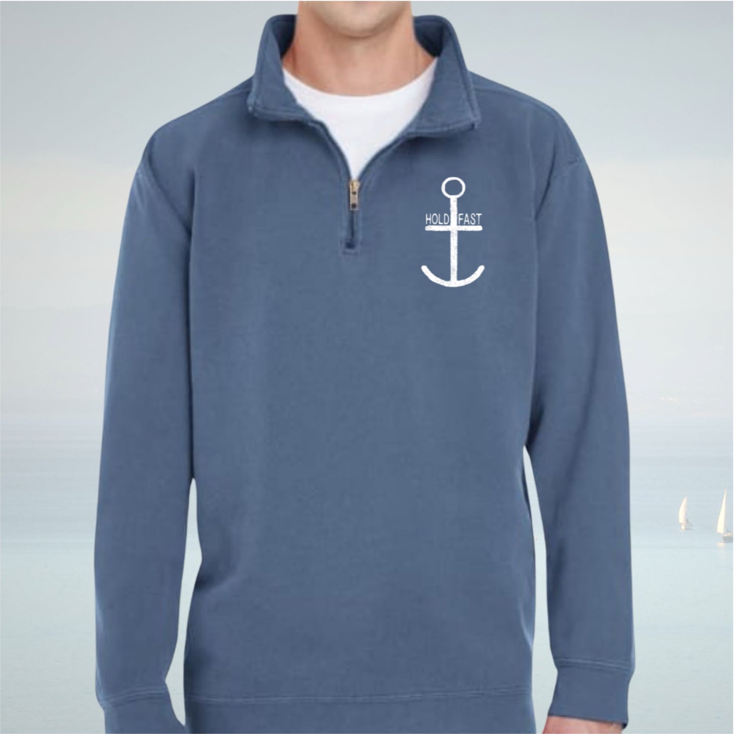 Hold Fast - Half Zip Unisex Sweatshirt