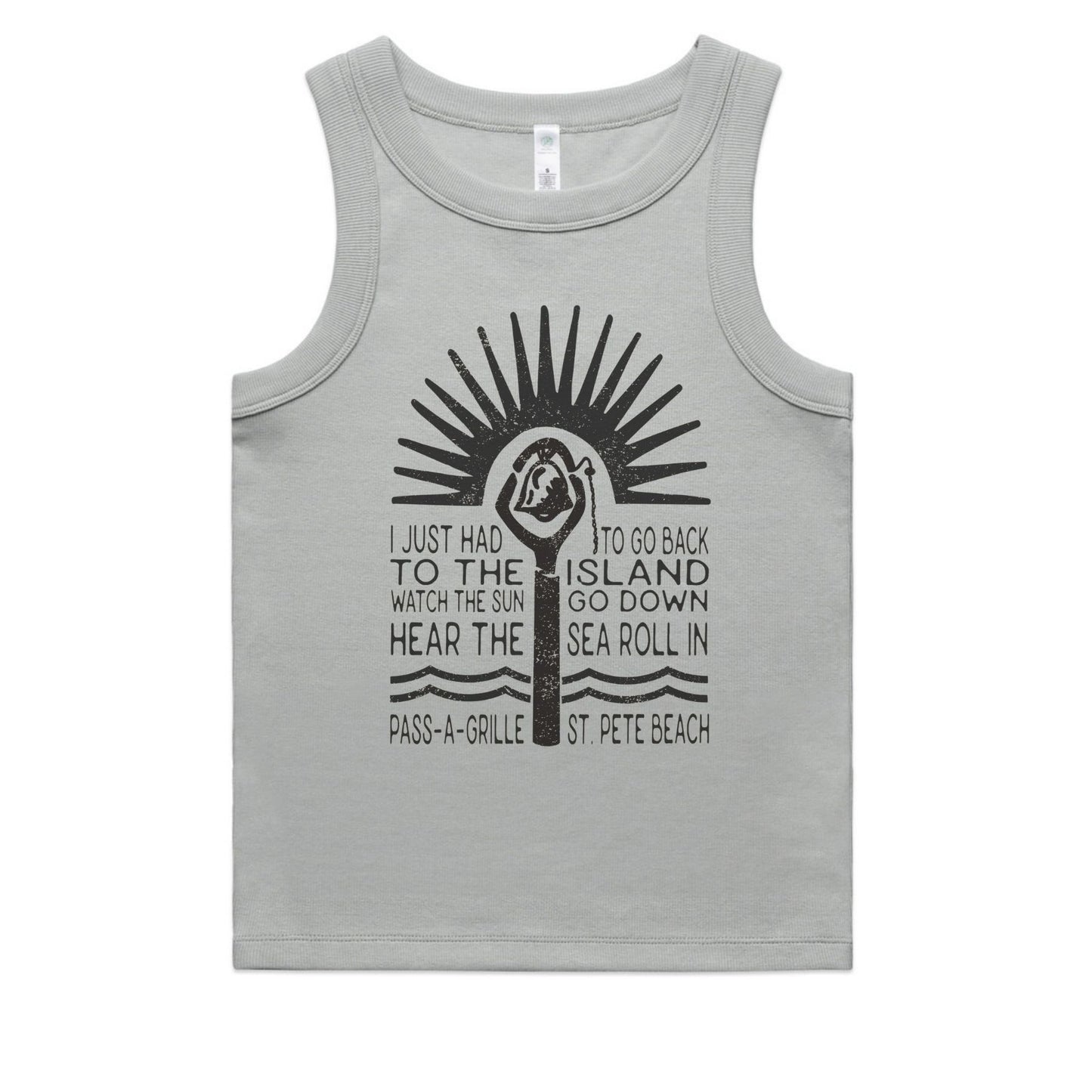 Island Bell Women’s Ribbed Organic Cotton Tank