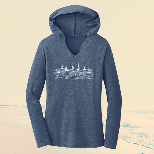 Flow Women’s V-neck Hooded Long-sleeve