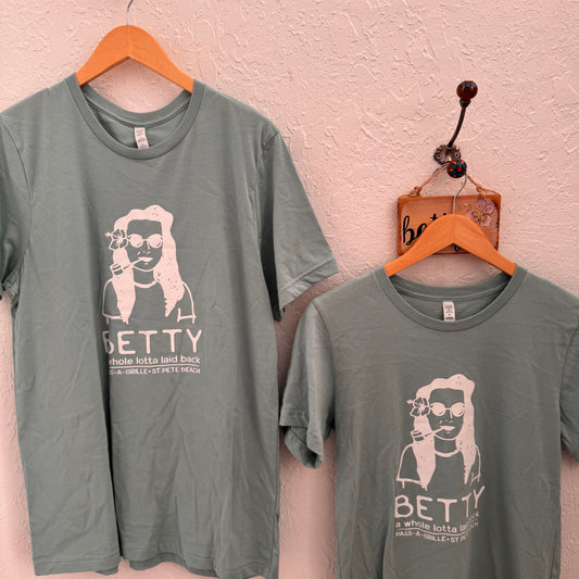 Betty Tee unisex Seaglass color