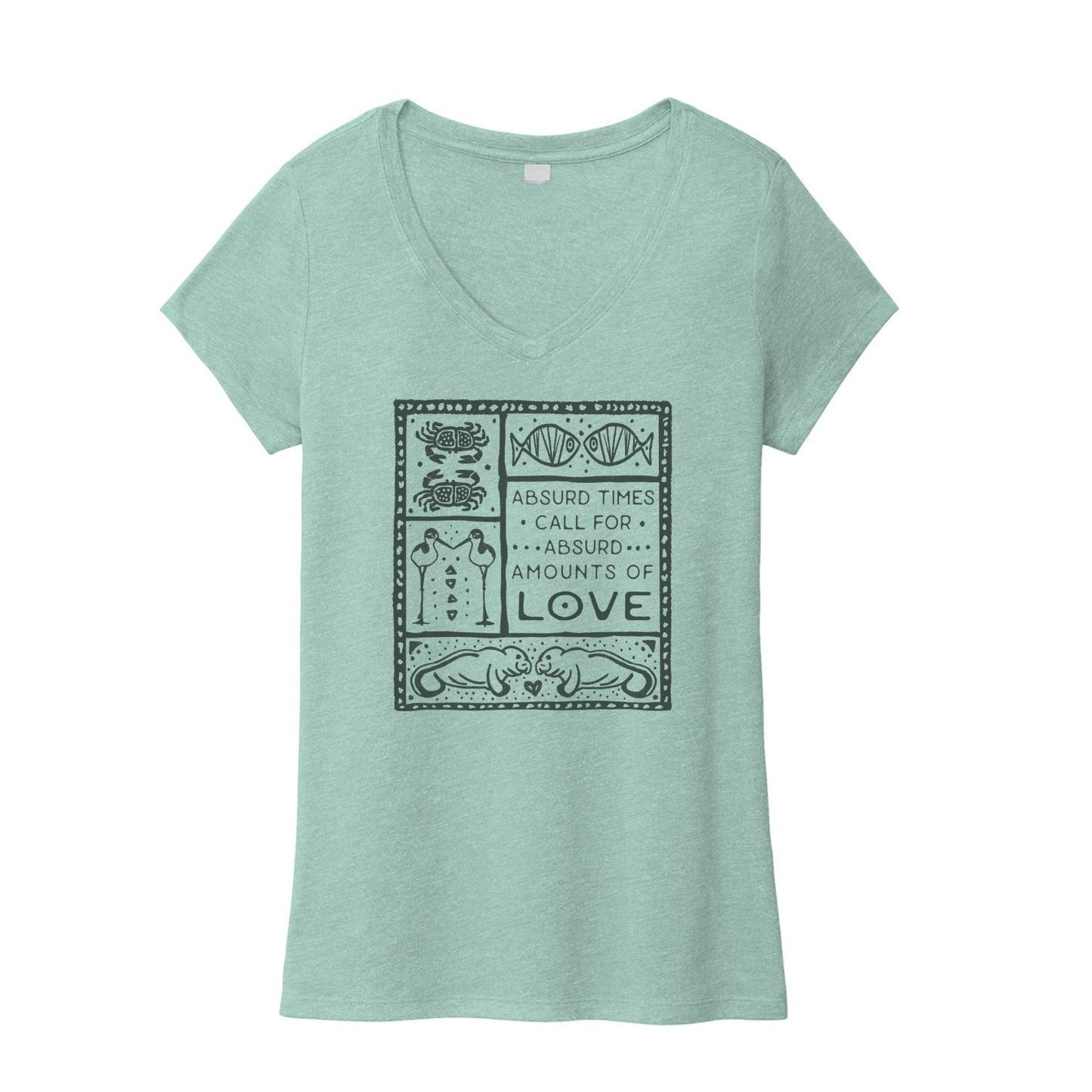 Ocean Love Women’s V-neck Tee