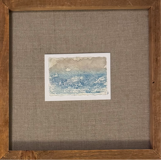 AFTERNOON DELIGHT watercolor framed