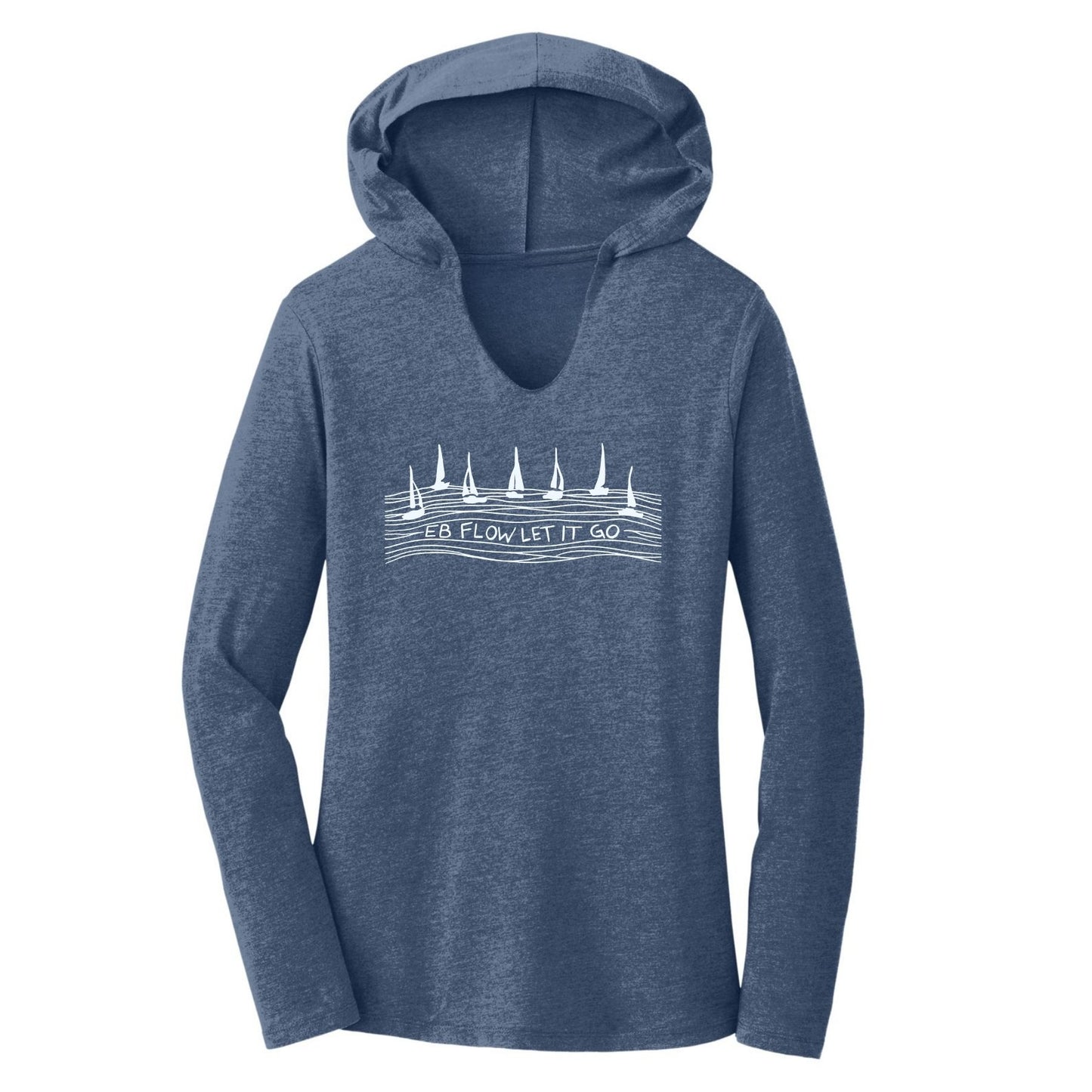 Flow Women’s V-neck Hooded Long-sleeve