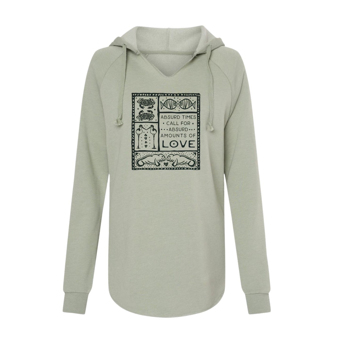 Ocean Love Women’s V neck Sweatshirt