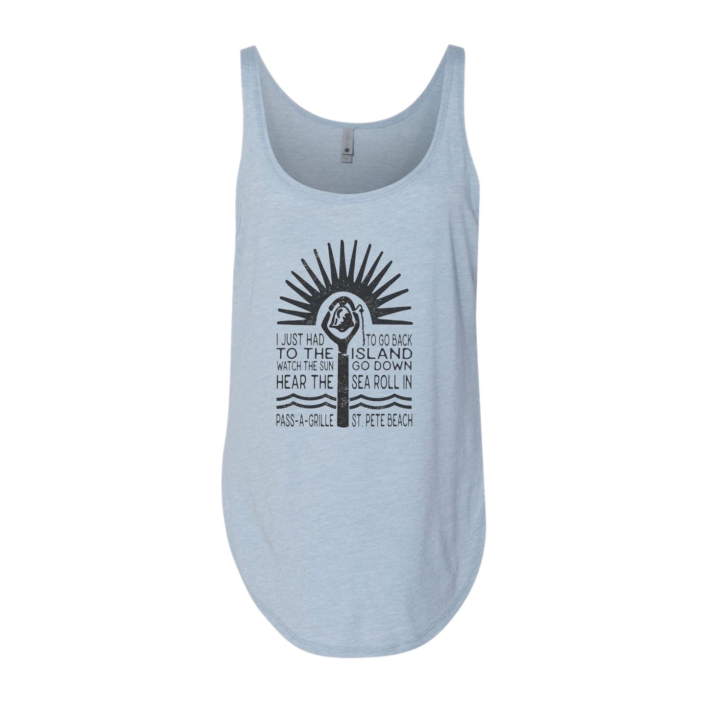 Island Bell Women’s Ribbed Cotton Beach Tank