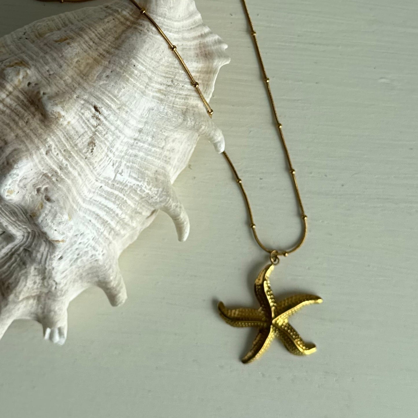 Starfish Necklace -Tarnish Free