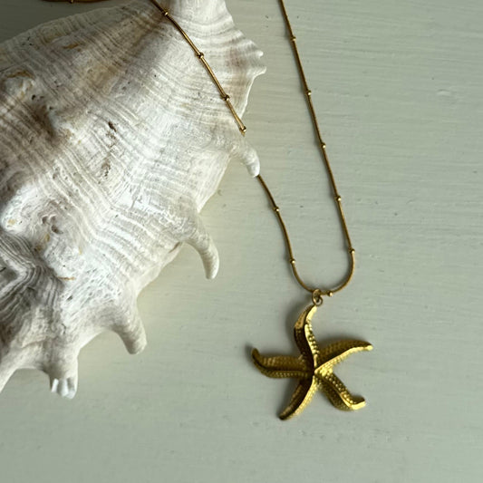 Starfish Necklace -Tarnish Free