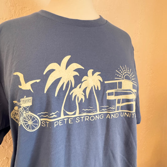 St. Pete Indigo Tee