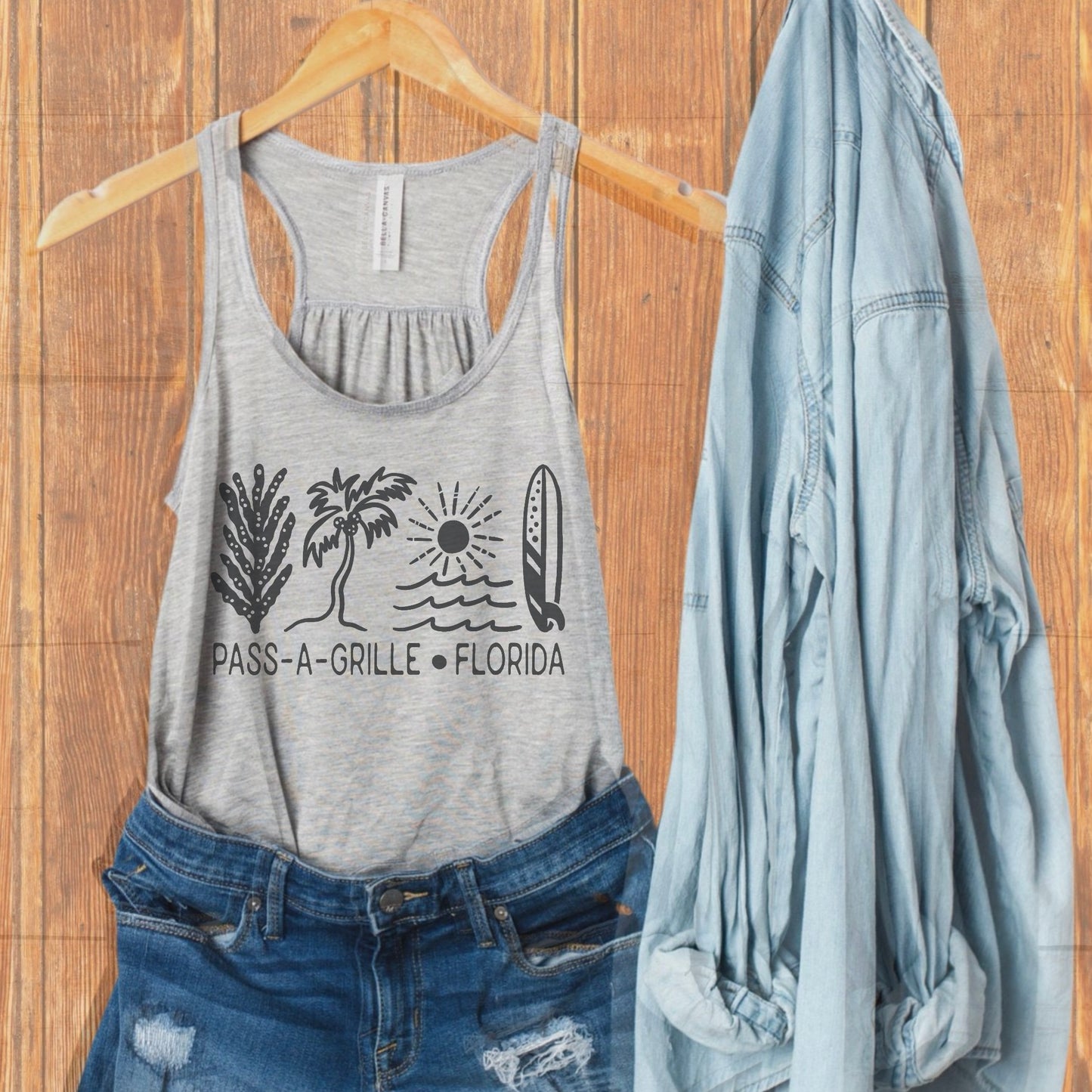 PAG ‘suns out’ Women’s racerback tank