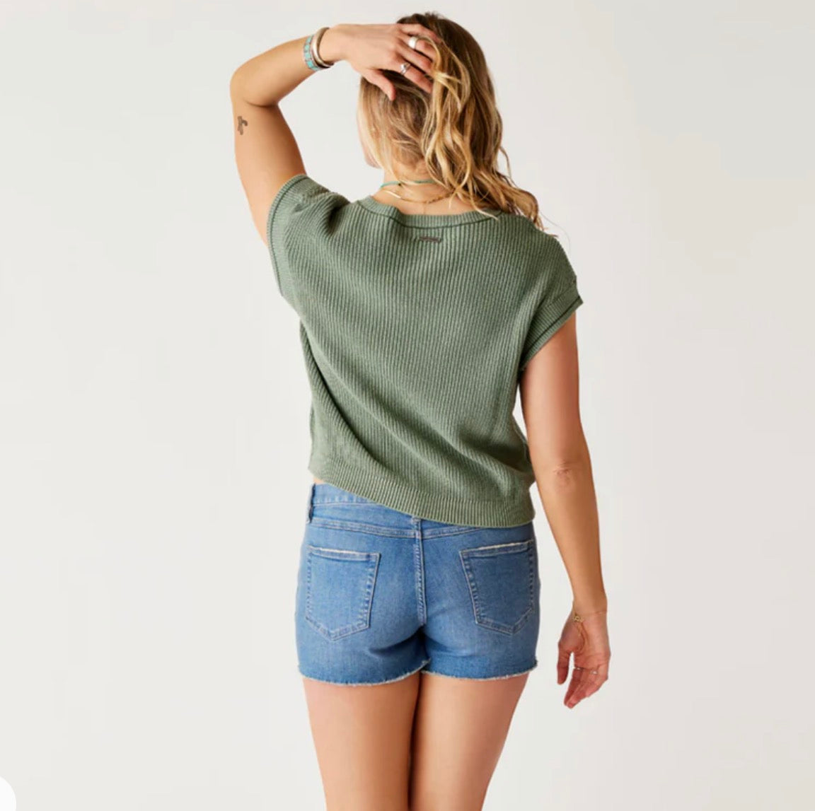 Maui Carve Denim Shorts - Blue Tide