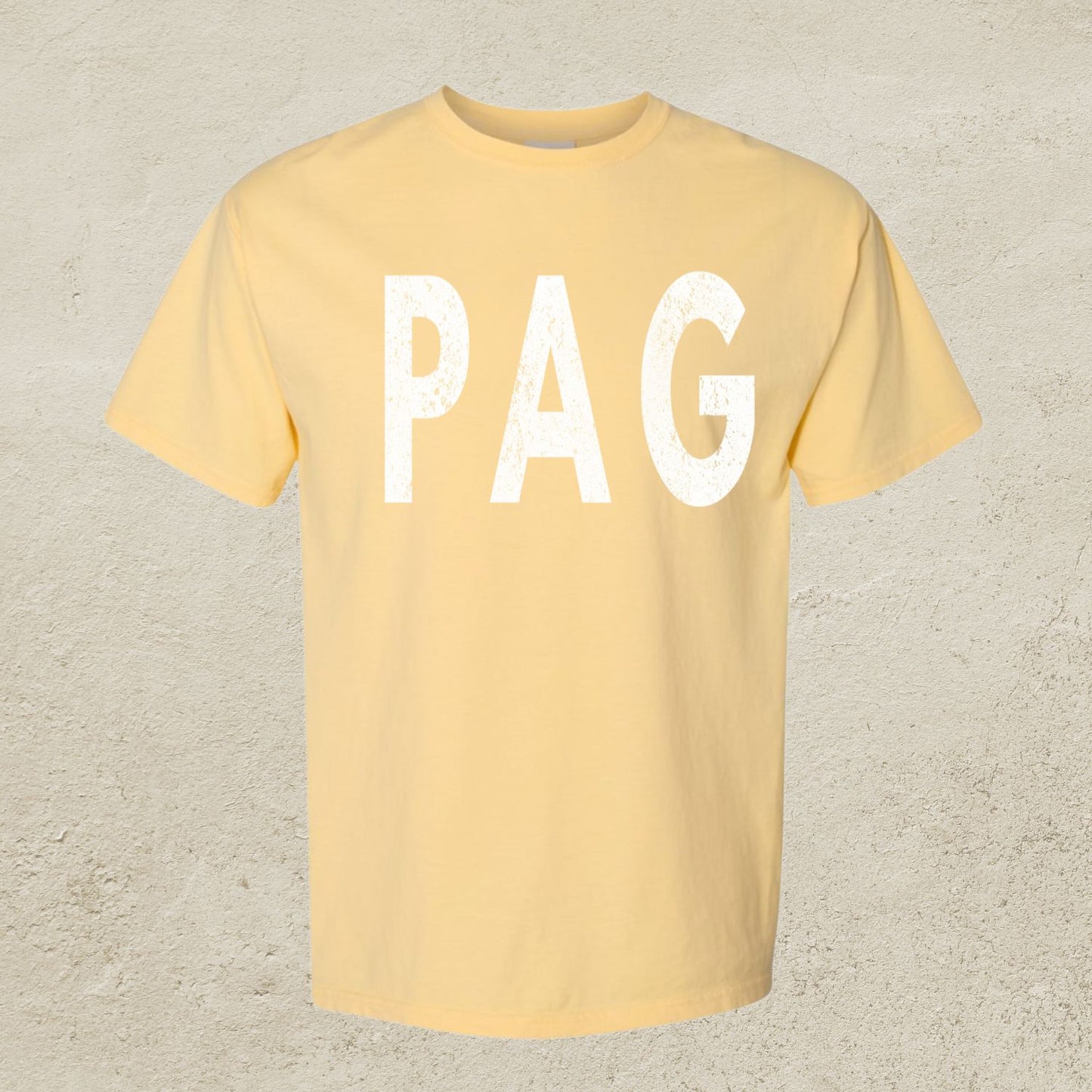 PAG unisex Mellow Yellow Tee