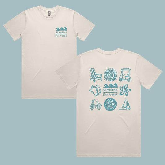 Island Things Unisex Tee - Bone