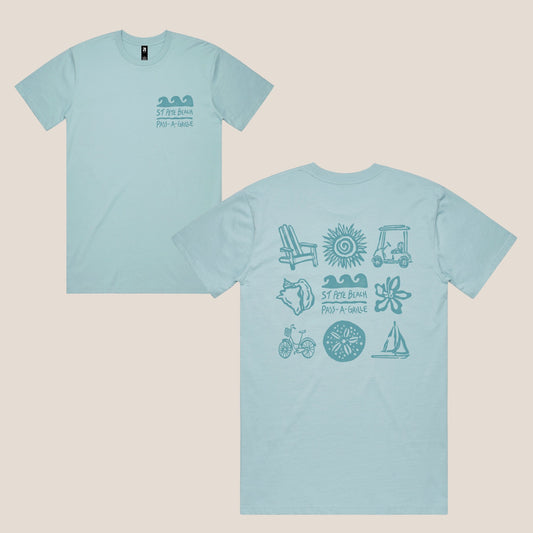 Island Things Unisex Tee - Sky