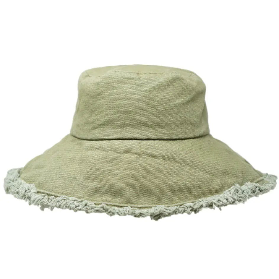 Bendable easy to pack boho bucket hat