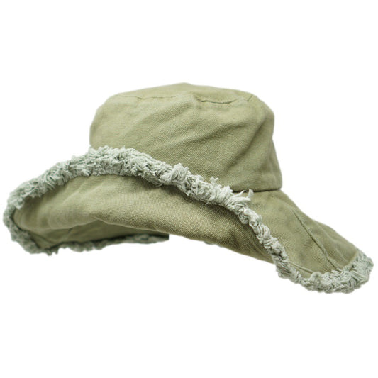 Bendable easy to pack boho bucket hat