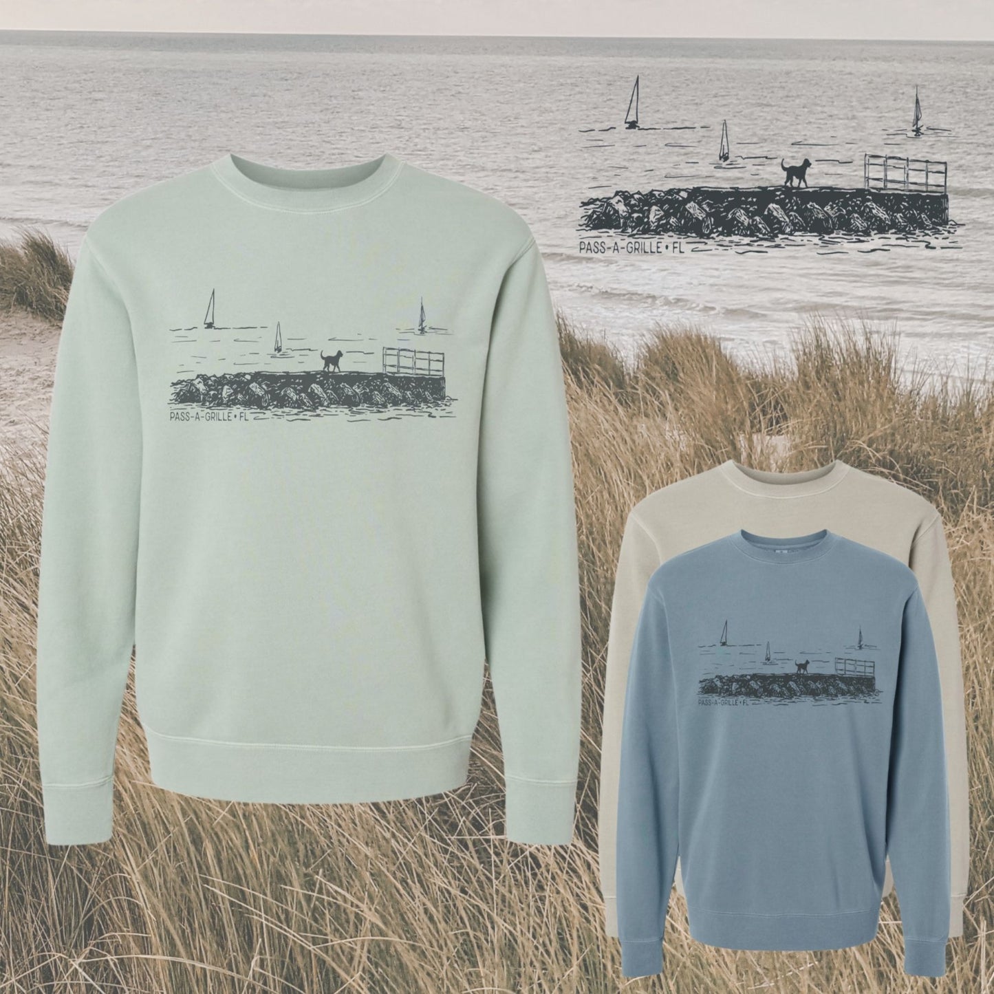 Jetty Dog / Unisex Sweatshirt