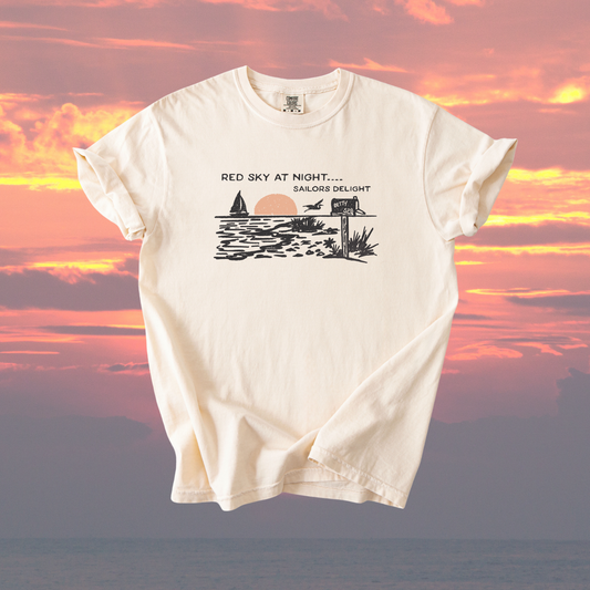 Red Sky Unisex Tee