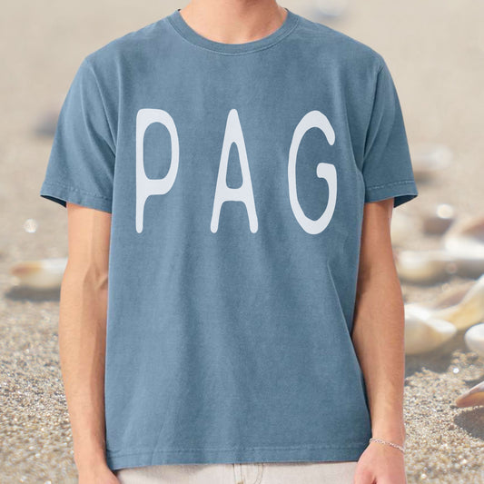 PAG unisex tee - Vintage blue