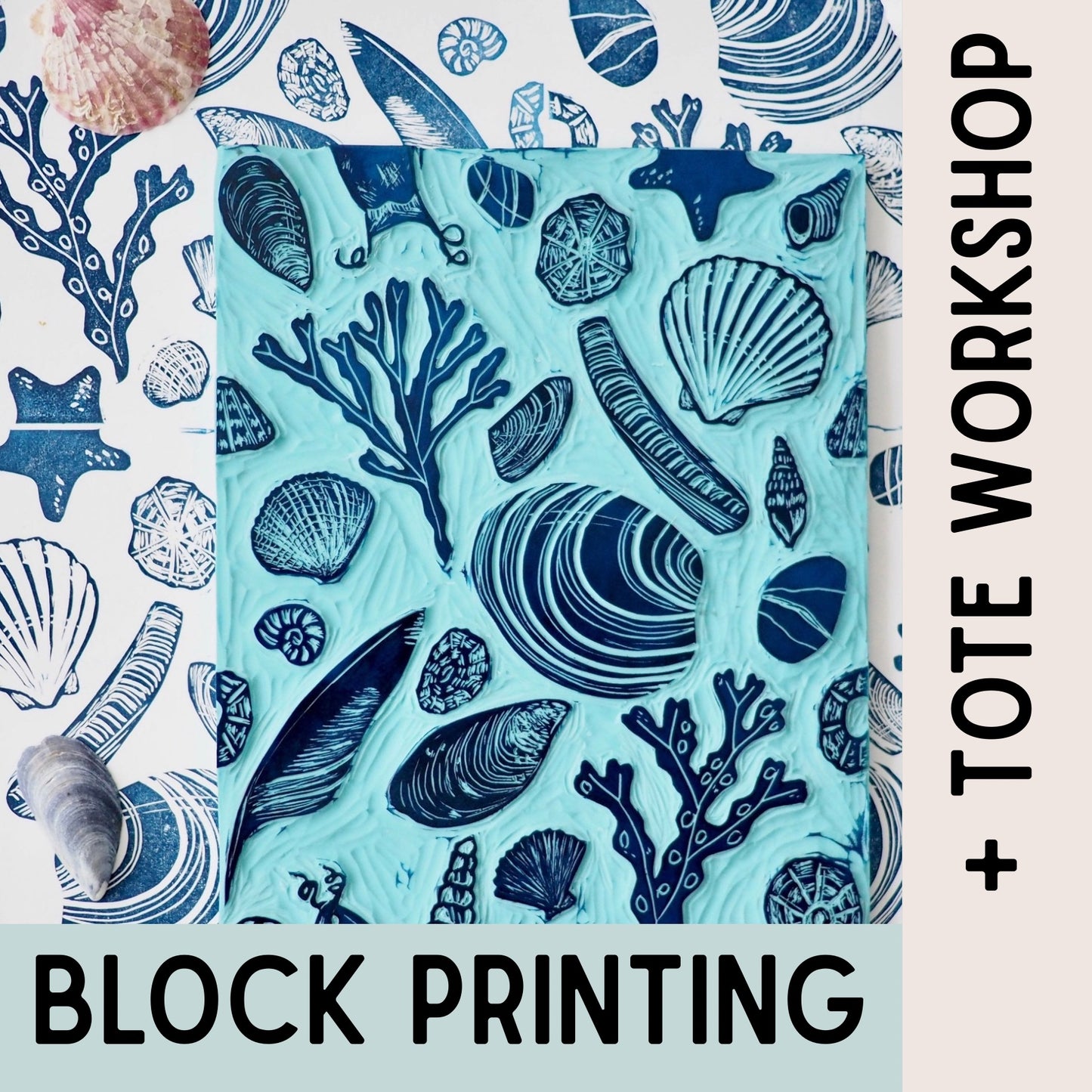 Block Printing + Tote Workshop