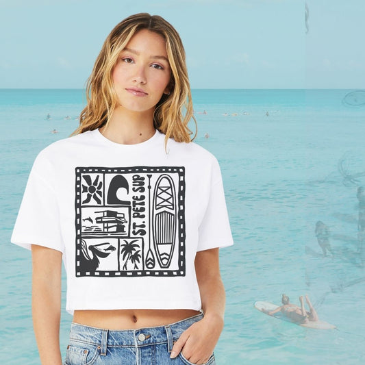 St Pete SUP Club Women’s Cropped Tee