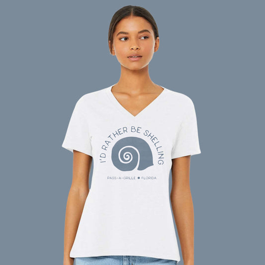 Pre-Order: PAG Shelling Women’s V neck Top