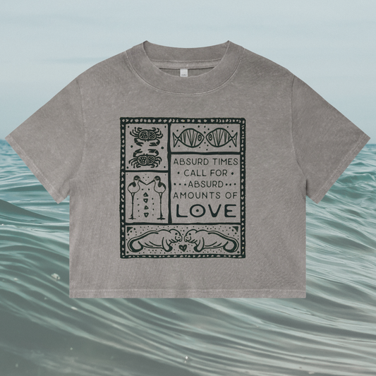 Ocean Love Women’s Crop Tee