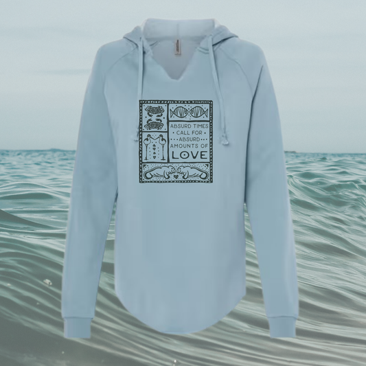 Ocean Love Women’s V neck Sweatshirt